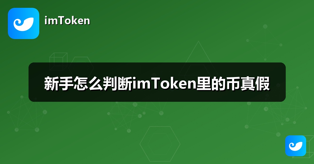 新手怎么判断imToken里的币真假