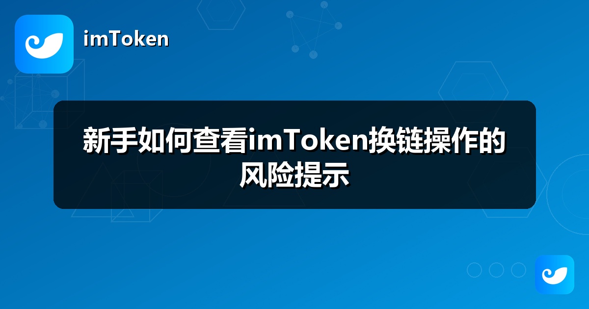 新手如何查看imToken换链操作的风险提示